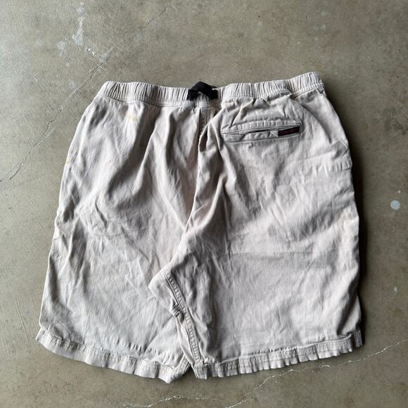 Vintage Gramicci Shorts Mens X-Large Gray G-Short Climbing Web Belt Made USA 90s - Picture 2 of 6